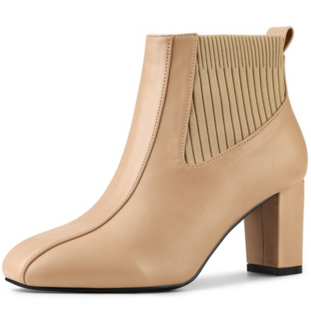 Allegra K Women’s chunky block heels - Picture 3 of 9